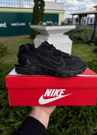 Кроссовки nike react vision white/black 4