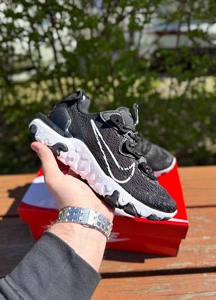 Кроссовки nike react vision white/black