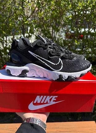 Кроссовки nike react vision white/black 3