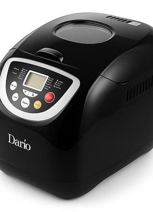 Хлебопечка для безглютеновой выпечки dario dbm 1065 600 вт, 19 програм, хлебопечка нержавейка sv-15