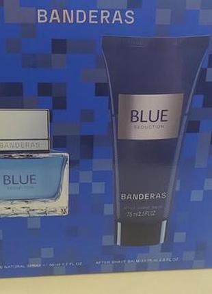 Antonio banderas blue seduction набір туалетна вода 50мл + гель для гоління 75мл