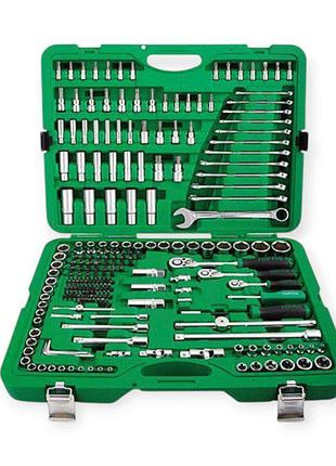 Набор инструмента 1/2",1/4",3/8" 216 шт с битами, ключами toptul