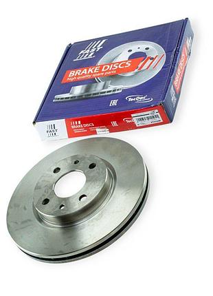 Диск тормозной fiat doblo (2001-), qubo (2008-), citroen nemo (2008-) передний (257mm22mm) fast