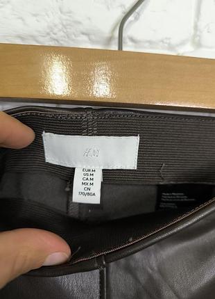 Леггинсы эко кожа h&m 4
