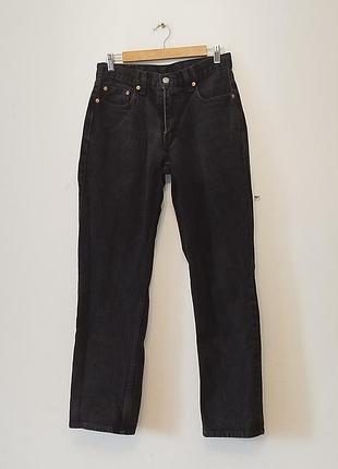 Levi's.классические черные джинсы прямого кроя.