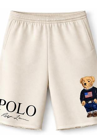 Чоловічі оверсайз шорти ralph lauren polo bear
