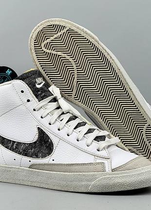 Nike blazer mid 77 кеды кеди кроссовки кросівки обувь взуття шкіра черевики демисезон ботинки кожа классика блейзер найк sb демісезон