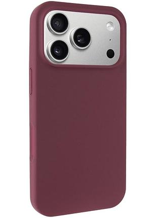 Чехол silk full protective (aa) no logo для apple iphone 17 pro max / 18 pro max (6.9") бордовый / plum