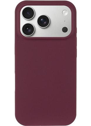 Чехол silk full protective (aa) no logo для apple iphone 17 pro max / 18 pro max (6.9") бордовый / plum 2