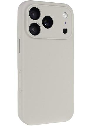 Чехол silk full camera protective (aa) no logo для apple iphone 17 pro / 18 pro (6.3") бежевый / antique white