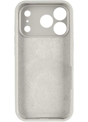 Чехол silk full camera protective (aa) no logo для apple iphone 17 pro / 18 pro (6.3") бежевый / antique white 3