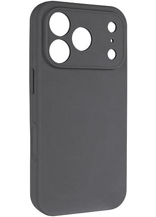 Чехол silk full camera protective (aa) no logo для apple iphone 17 pro / 18 pro (6.3") серый / dark gray
