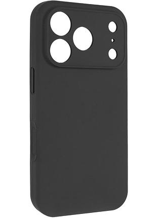 Чехол silk full camera protective (aa) no logo для apple iphone 17 pro max / 18 pro max (6.9") черный / black