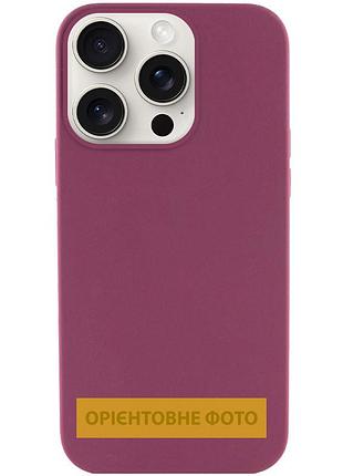 Чохол silk (aa) no logo with magnetic fit для apple iphone 17 pro max / 18 pro max (6.9") бордовий / plum
