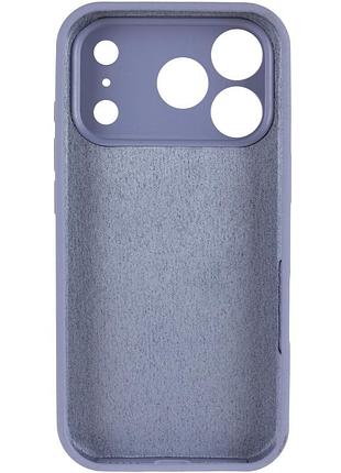Чехол silk full camera protective (aa) no logo для apple iphone 17 pro max / 18 pro max (6.9") серый / lavender gray 3