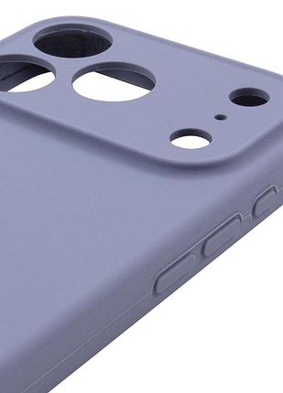 Чехол silk full camera protective (aa) no logo для apple iphone 17 pro max / 18 pro max (6.9") серый / lavender gray 4