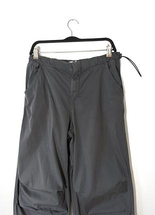 Серые брюки баллоны оверсайз pull &amp; bear 2