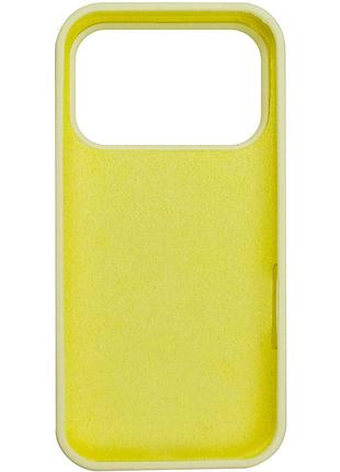 Чехол silk full protective (aa) no logo для apple iphone 17 pro / 18 pro (6.3") желтый / mellow yellow 3