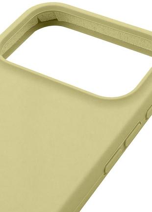 Чехол silk full protective (aa) no logo для apple iphone 17 pro / 18 pro (6.3") желтый / mellow yellow 4