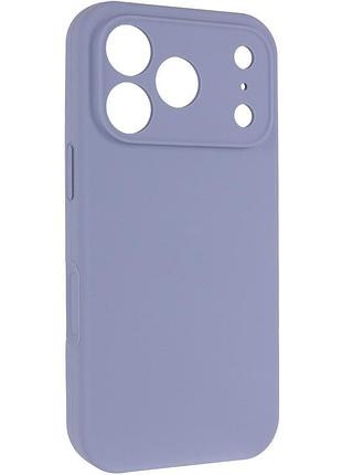 Чехол silk full camera protective (aa) no logo для apple iphone 17 pro / 18 pro (6.3") серый / lavender gray