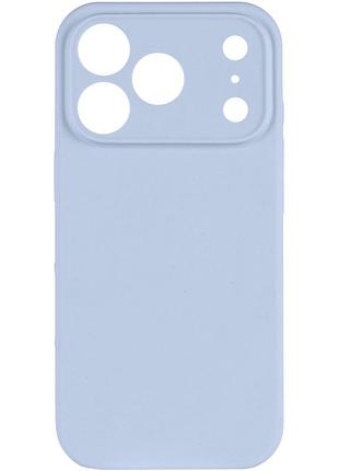 Чехол silk full camera protective (aa) no logo для apple iphone 17 pro max / 18 pro max (6.9") голубой / lilac blue 2