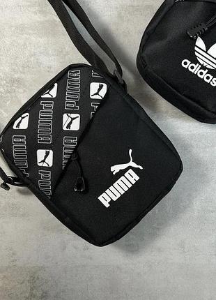 Барсетка puma з oxford 1000d, три відділення на блискавці, сумка через плече