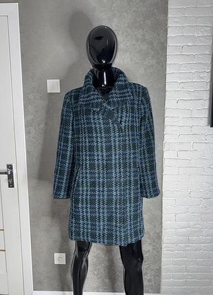 Напівшерстяне пальто на змійці eastex, xxxxl 56р