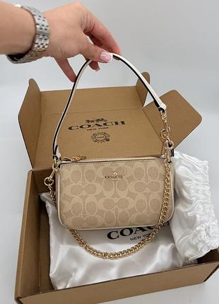 Coach signature canvas bag