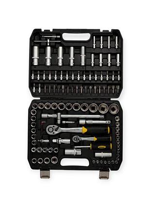 Набор инструмента 1/2",1/4" 110 шт с битами sigma 3