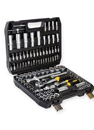 Набор инструмента 1/2",1/4" 110 шт с битами sigma 6