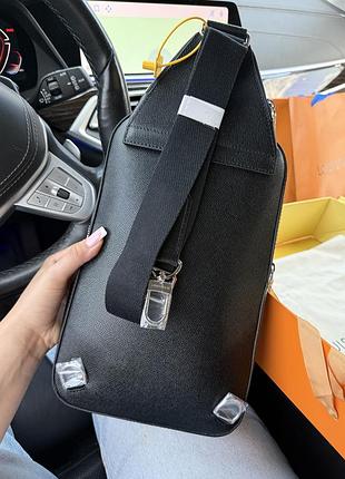 Сумка чорна чоловіча slingbag 3