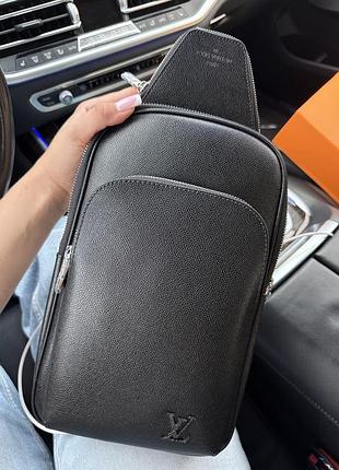 Сумка чорна чоловіча slingbag 6