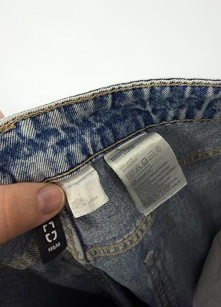 Сині жіночі джинси карго h&m 4