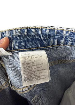 Сині жіночі джинси карго h&m 5