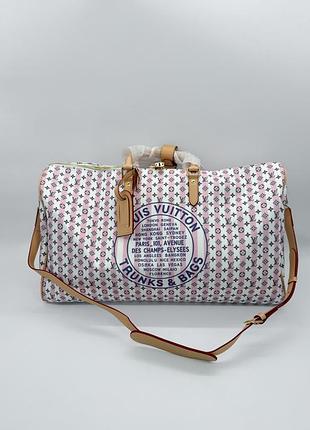 Louis vuitton keepall 50 pink textile