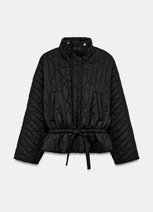 Куртка zara чорна 2