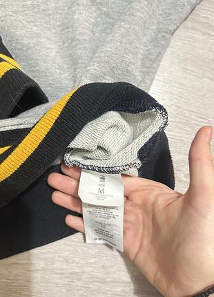 Лонгслів g-star raw сірий з синім 4