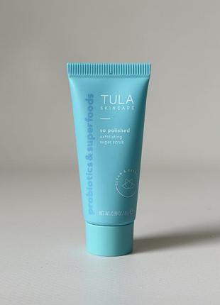 Tula skincare — so polished exfoliating sugar scrub — цукровий скраб для обличчя