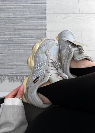 New balance 9060 cordura grey pink