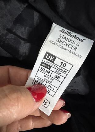 Шерстяне пальто з капюшоном  оздоблене велюром marks&spencer 3