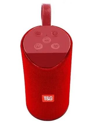 Портативная колонка t&g tg113a красная