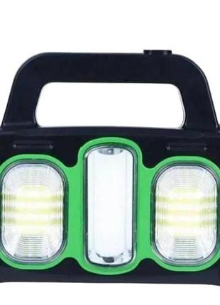 Ліхтар hurry bolt usb hb-6168-6169 чорний із зеленим