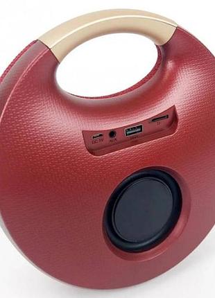 Колонка беспроводная аккумуляторная portable wireless speaker m1mini 3*40 hs-36 красная