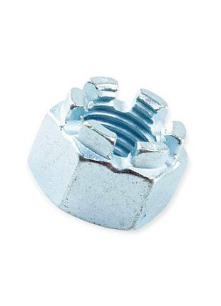 Гайка м20х1,5 корончаста 8кл цинк metalvis