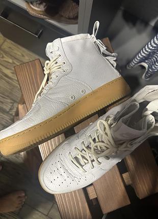 Nike sf air force 1 mid vast grey aa3966-005, eu 41. 4