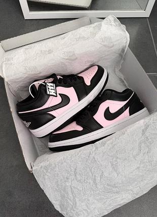 Nike air jordan 1 low black pink 2