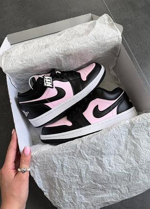 Nike air jordan 1 low black pink 5