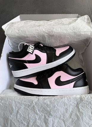 Nike air jordan 1 low black pink 6
