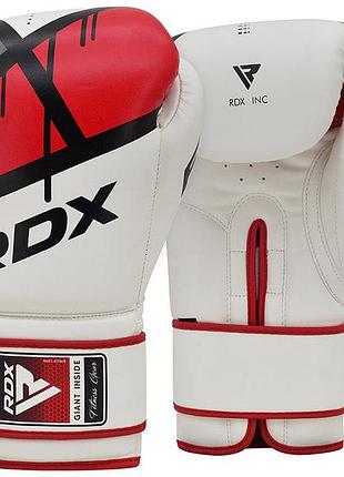 Боксерские перчатки rdx f7 ego red 14 унций (капа в комплекте)