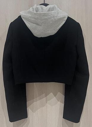 Піджак + худі з капішоном zara 2